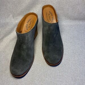 Kork-Ease Challis Suede Clog Mules, Womens, Size 8,5